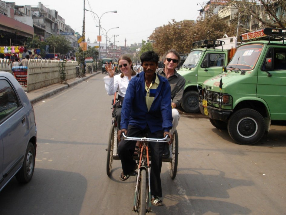 travelling in style in Old Delhi